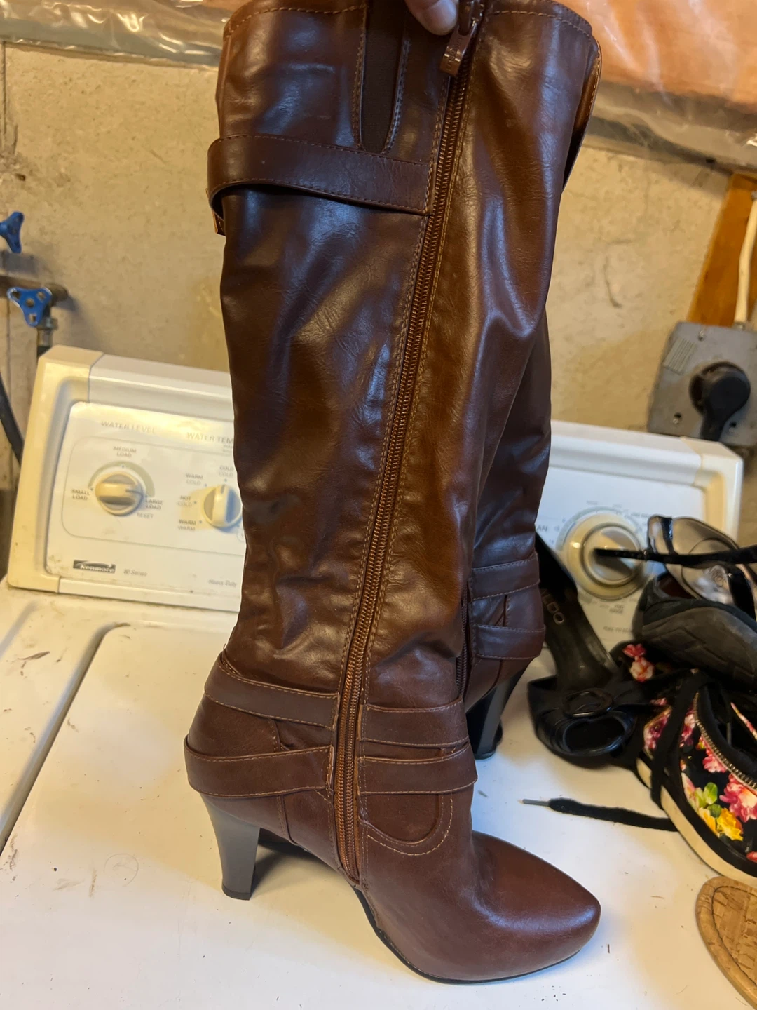 Brown Tall Boots - Size 7 - photo 2