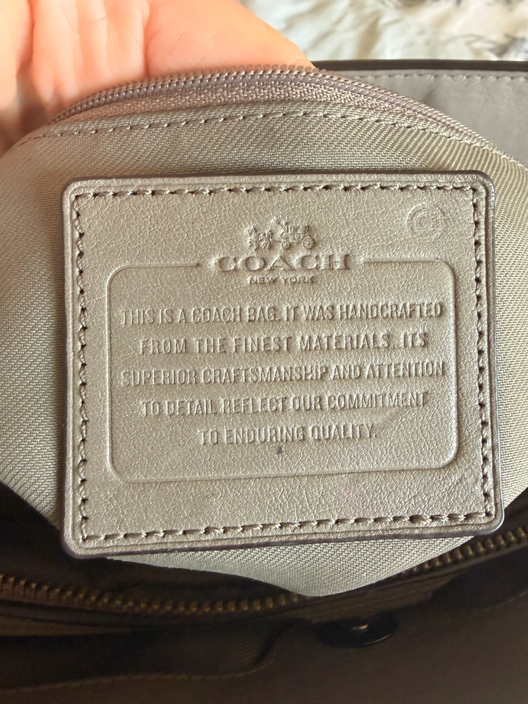 Coach Handcrafted Leather Satchel Bag - photo 4