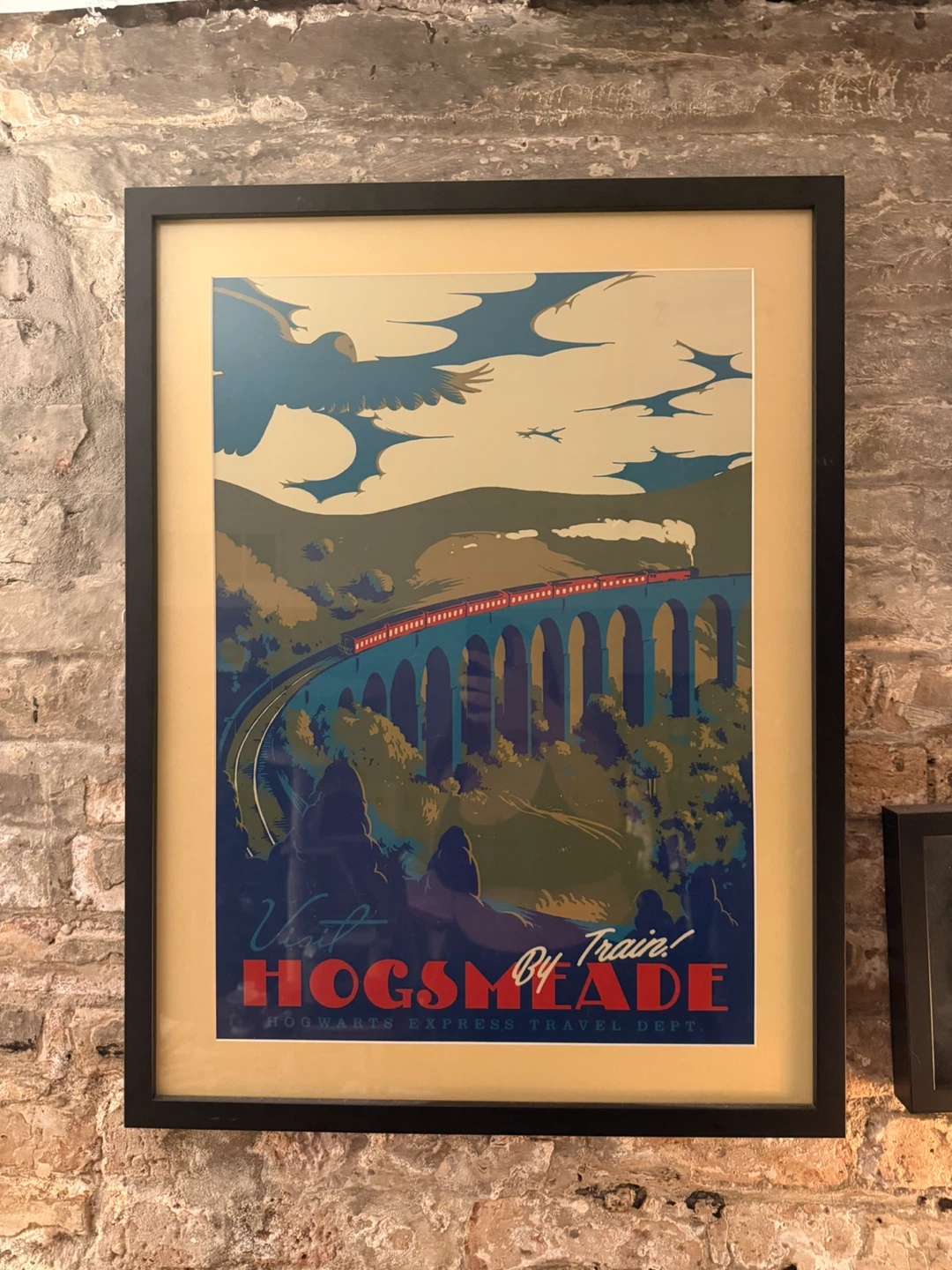 Harry Potter poster- custom framed