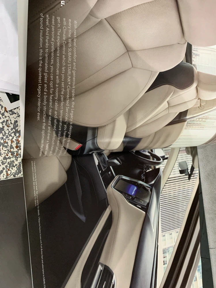 Subaru Legacy Brochure - photo 2