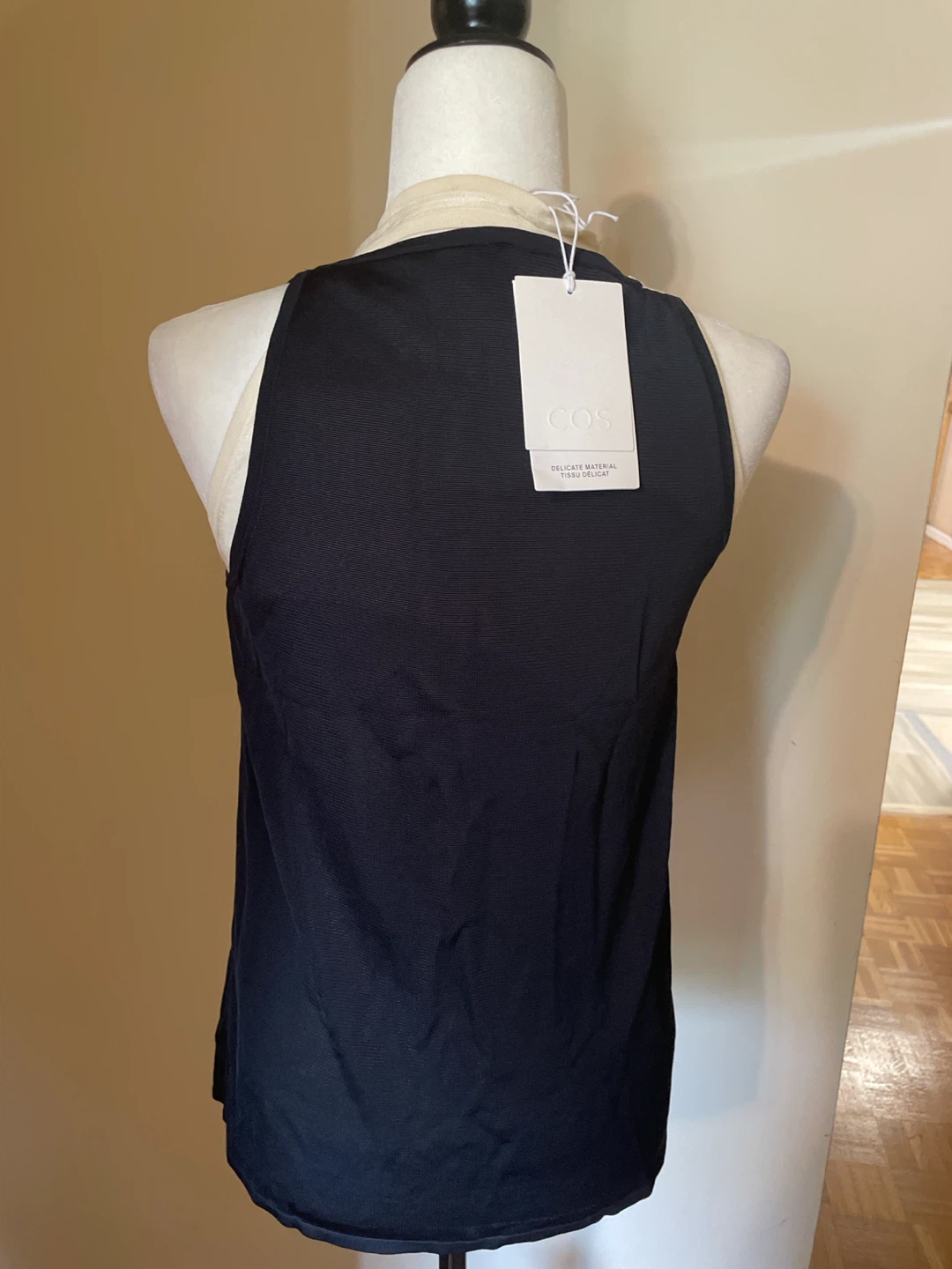 COS Black Racerback Tank Top - XS - photo 2