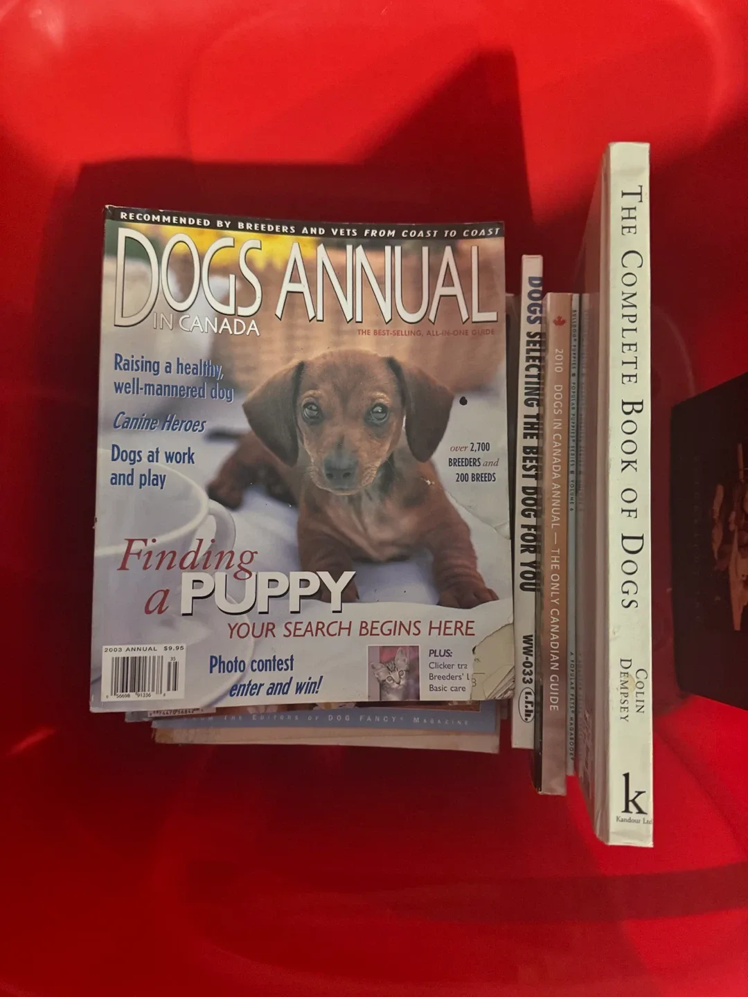Dogs in Canada Annual Magazines lot