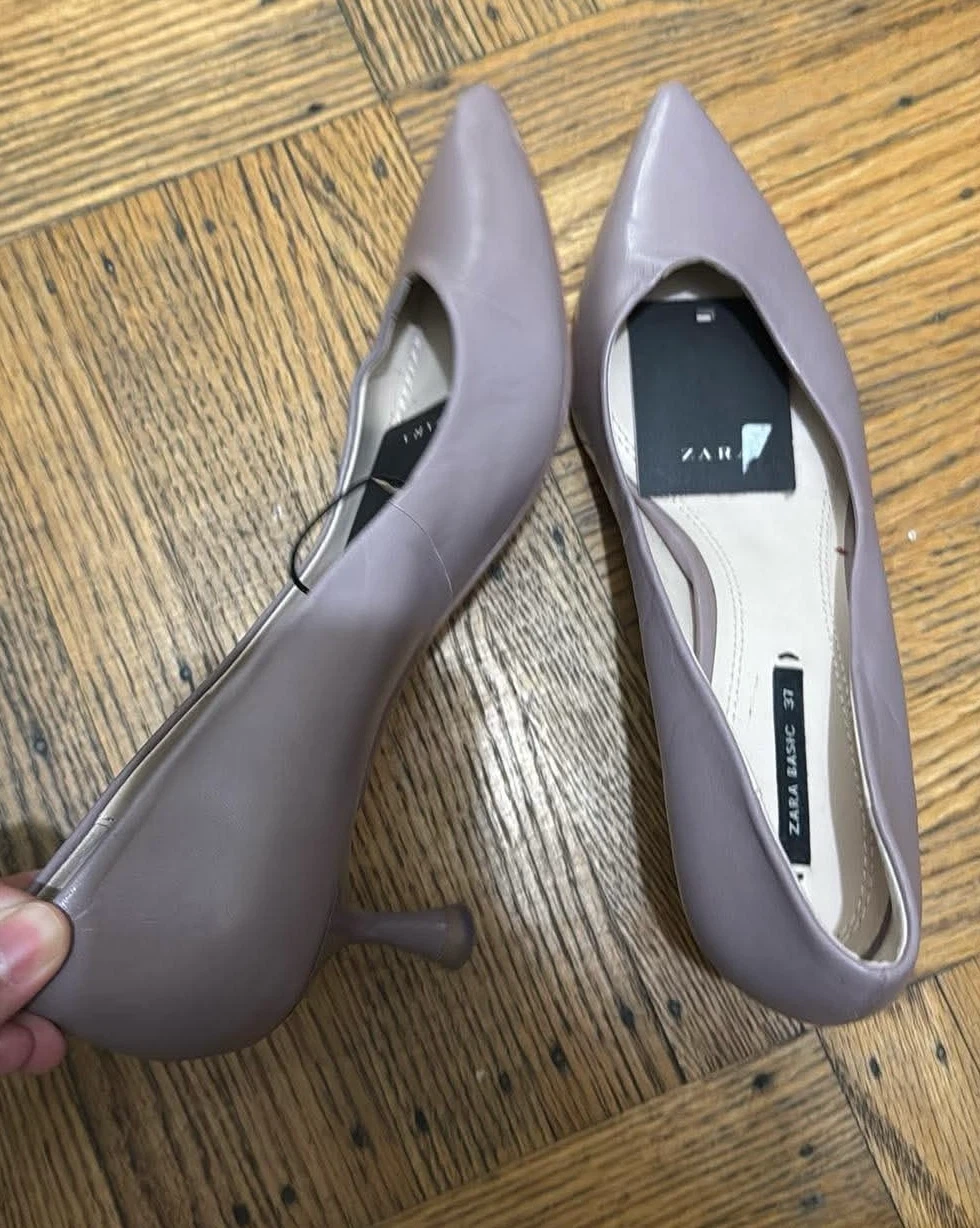 ZARA BASIC Women's Heels - Size 37