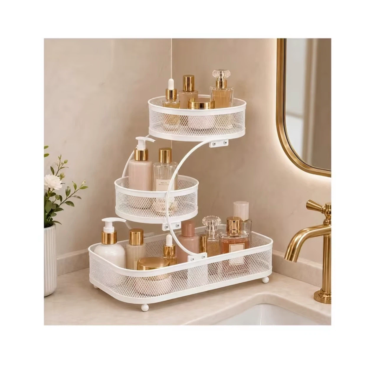 3-Tier Metal Vanity Organizer(BRAND NEW IN BOX) - photo 2