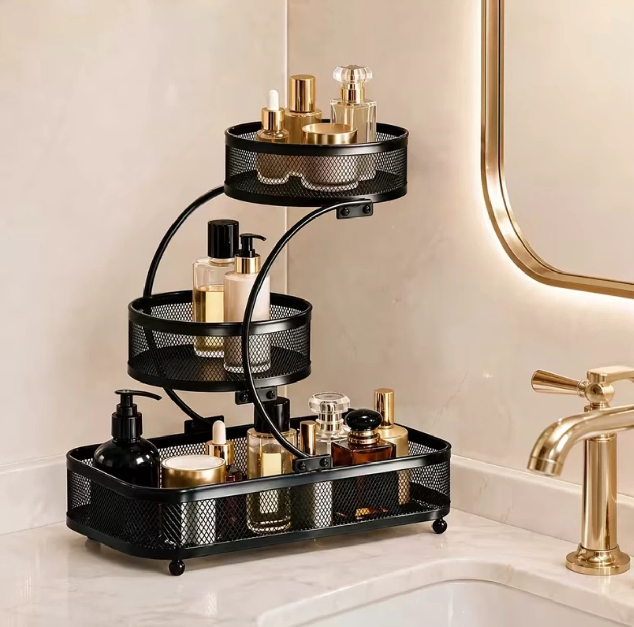 3-Tier Metal Vanity Organizer(BRAND NEW IN BOX) - photo 3