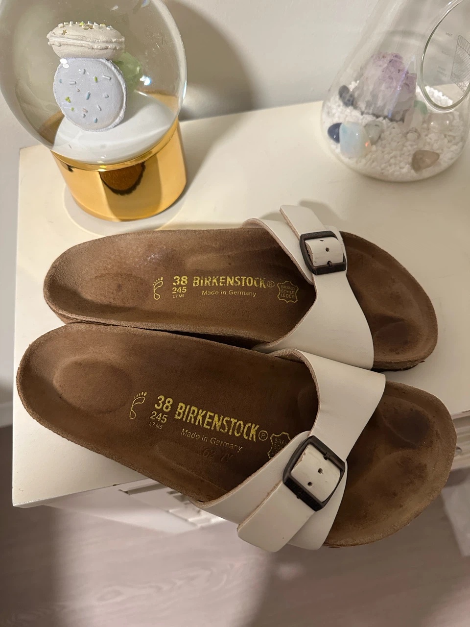 Birkenstock White Sandals Size 38 - photo 2