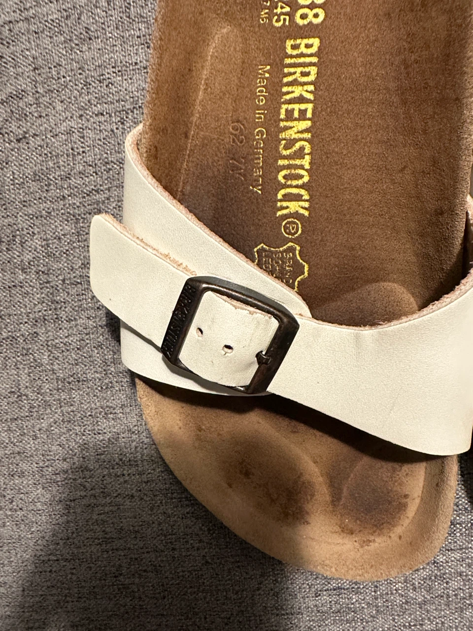 Birkenstock White Sandals Size 38 - photo 4