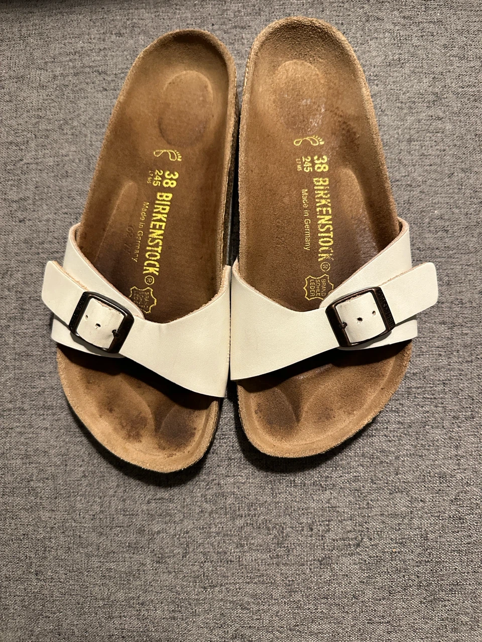 Birkenstock White Sandals Size 38 - photo 5
