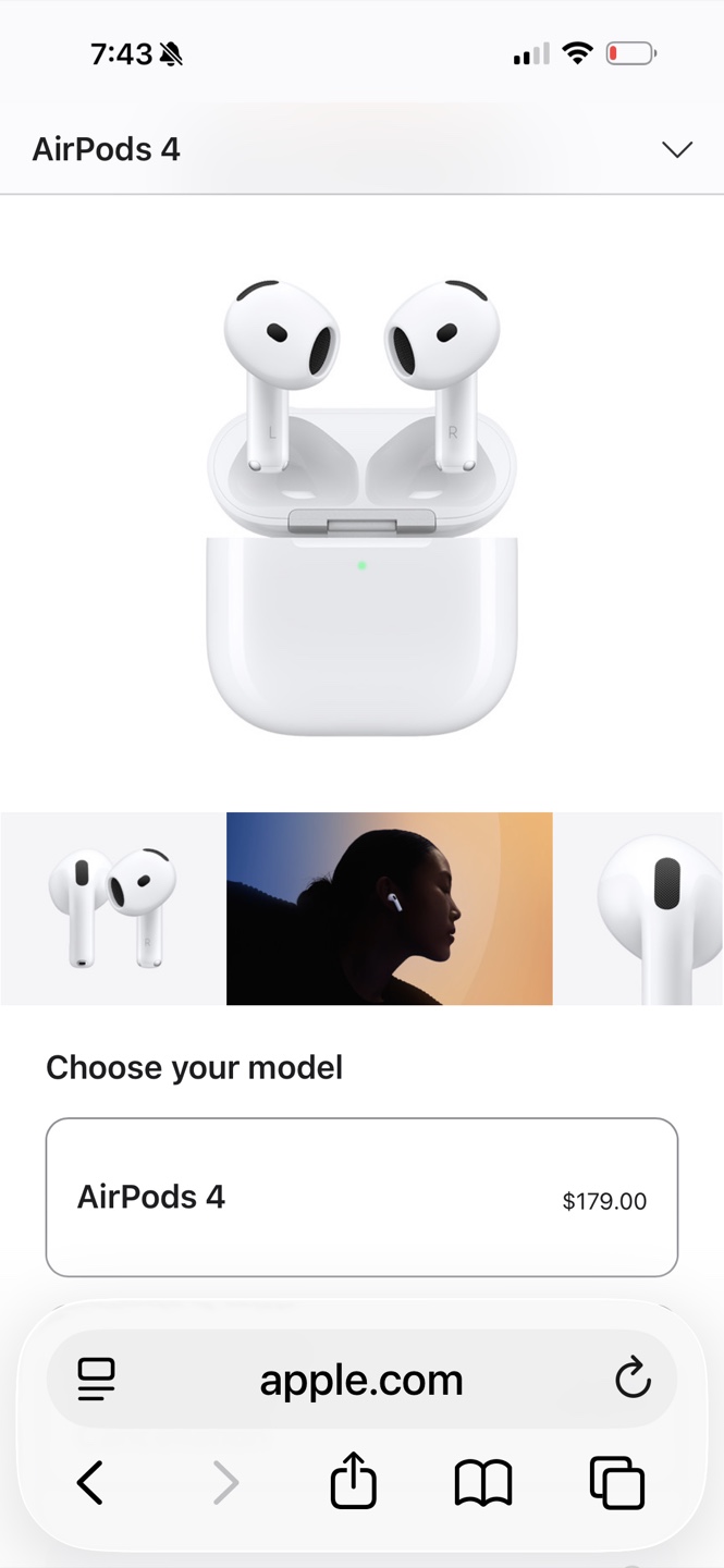 Apple AirPods 4 — BNIB / Sealed