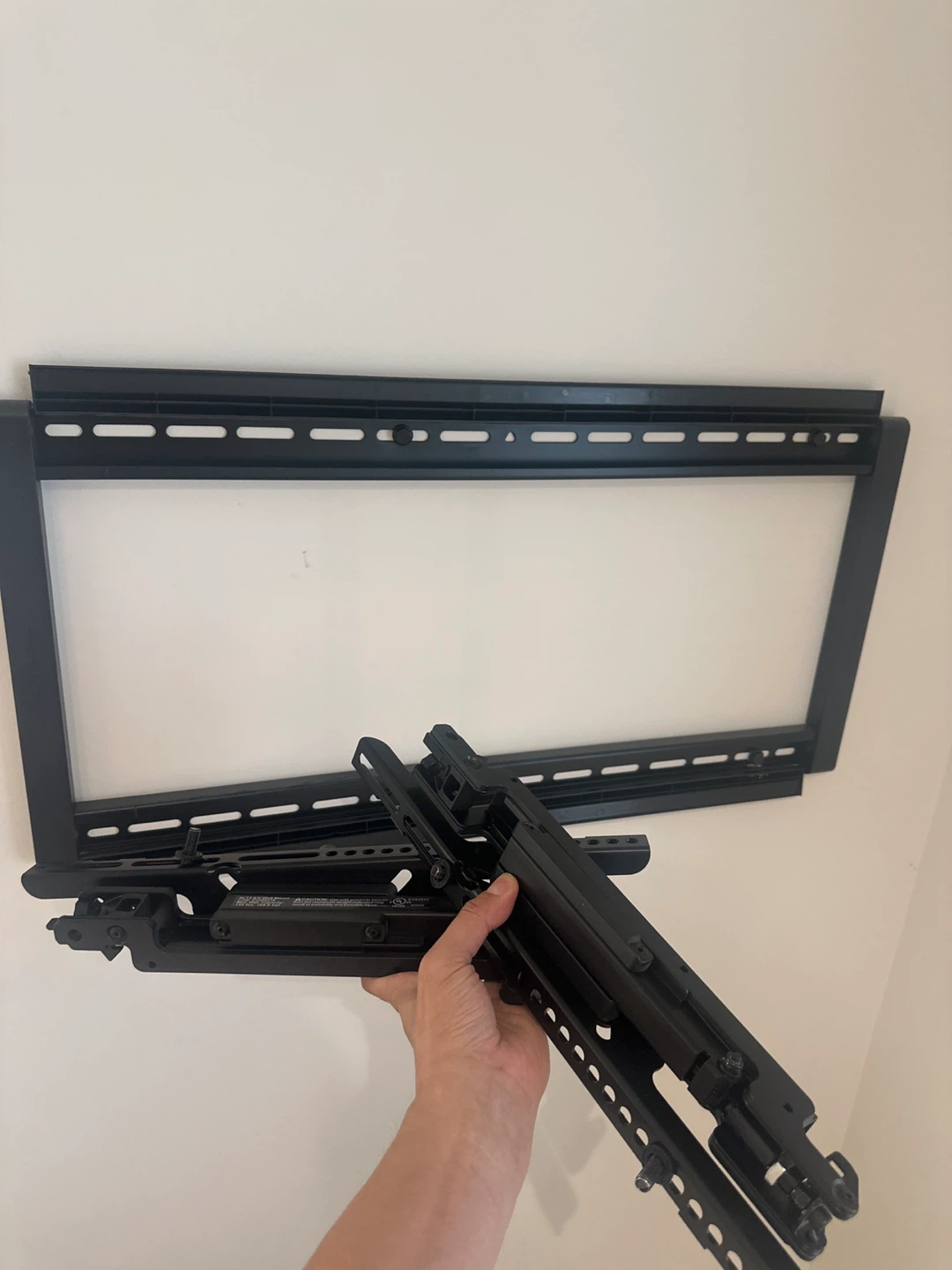 Black Wall Mount TV Bracket