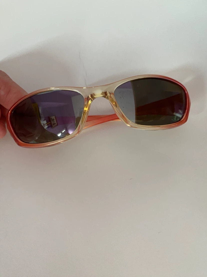 Orange & Clear Frame Sunglasses - photo 2