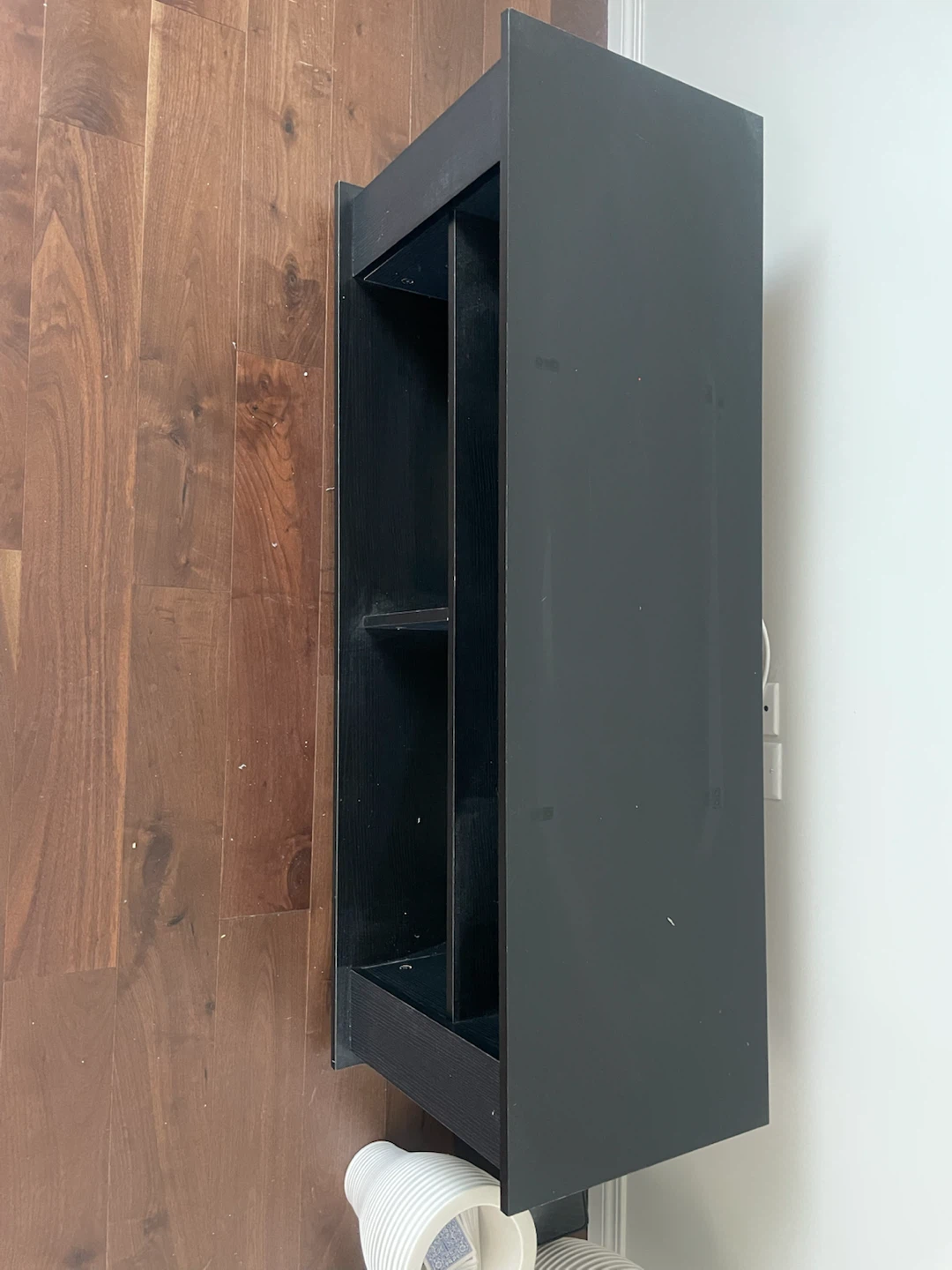FREE Black TV Stand with Shelves - photo 3