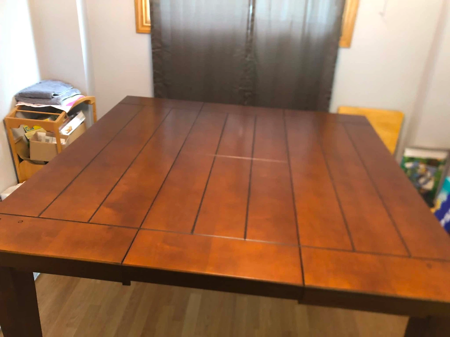 Wooden Dining Table with 8 Chairs - photo 2