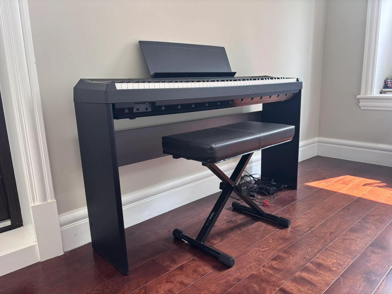 Yamaha Digital Piano with Bench and Stand