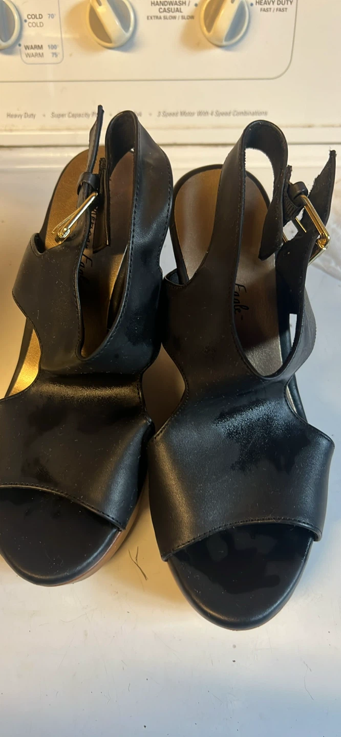 American Eagle Black Wedge Sandals - photo 4