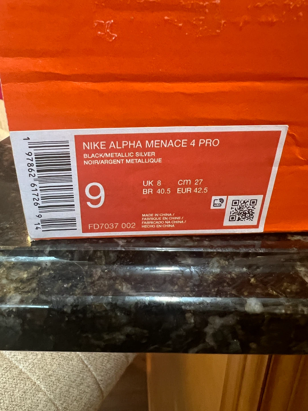 Nike Alpha Menace 4 Pro Football Cleats - photo 5