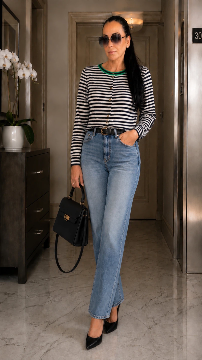 J. Crew Striped Cardigan XS - photo 2