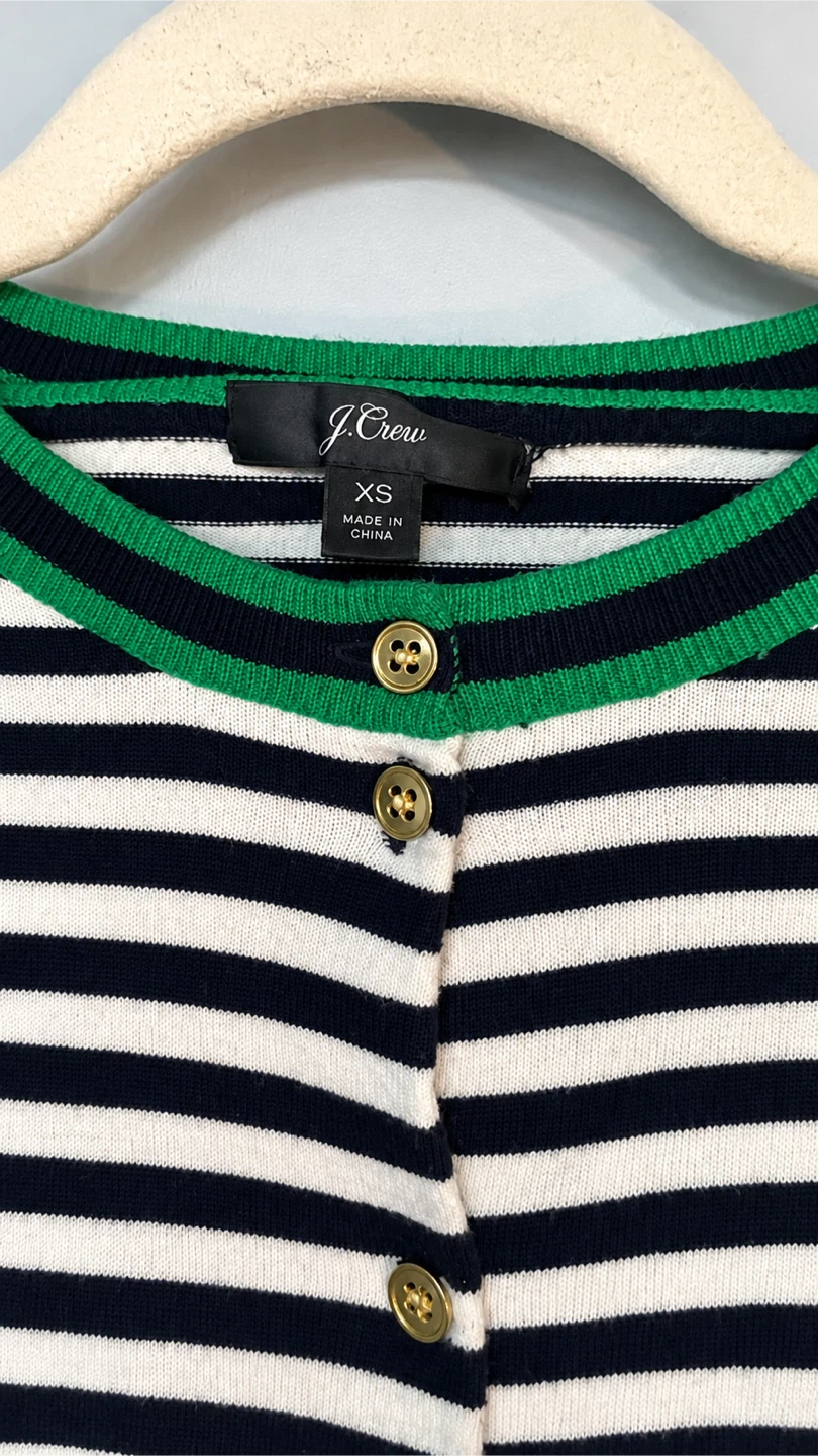 J. Crew Striped Cardigan XS - photo 5