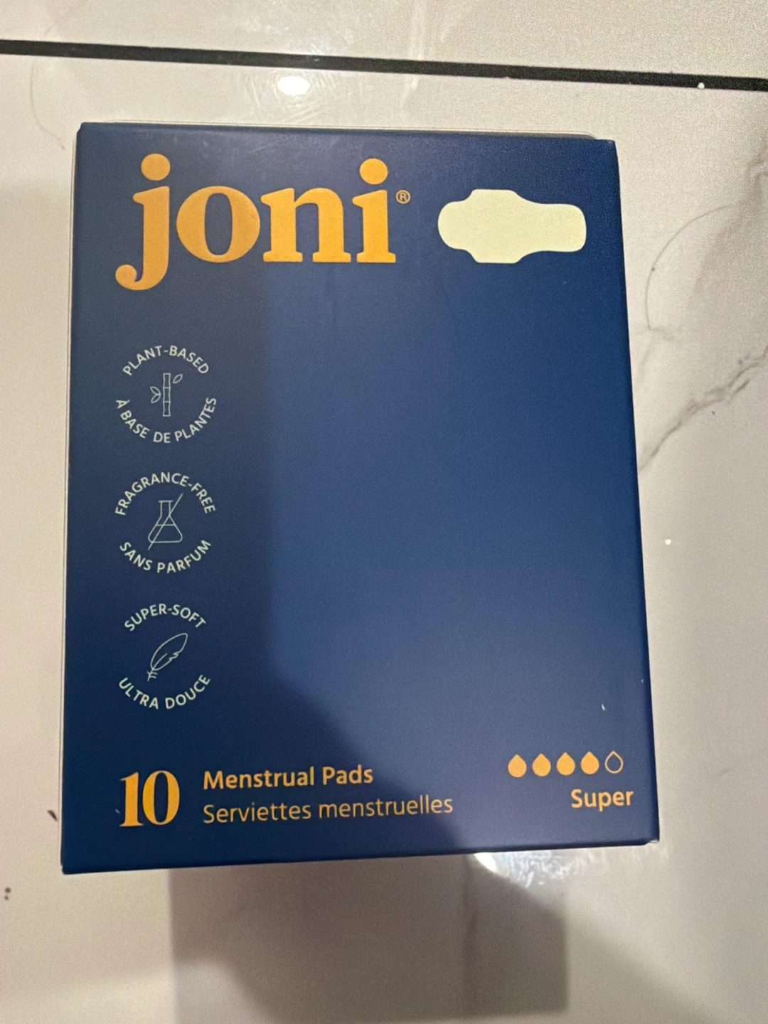 Joni Super Absorbency Menstrual Pads - 10 Pack