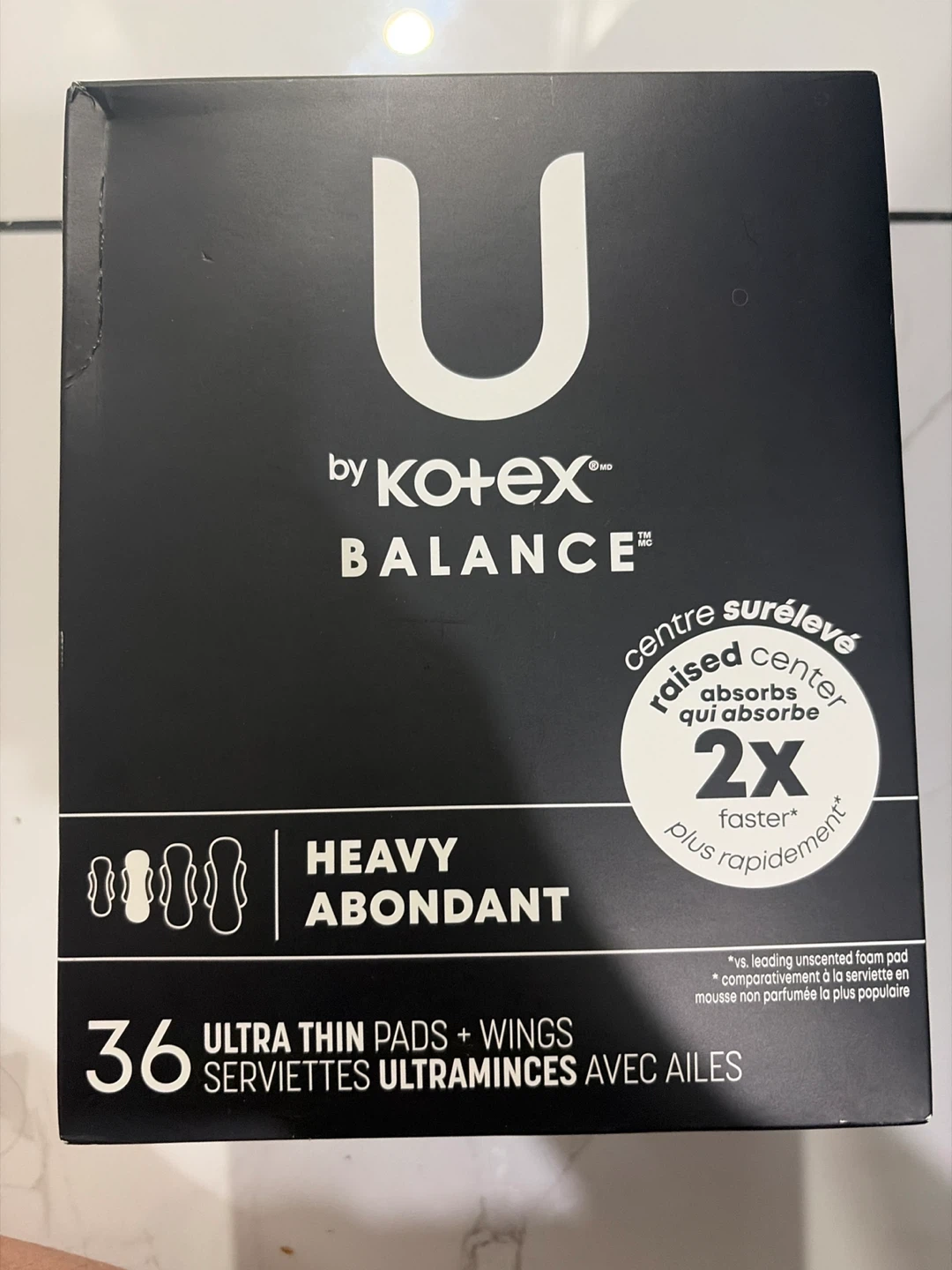 Kotex U by Balance Heavy Absorbency Ultra Thin Pads + Wings - photo 5