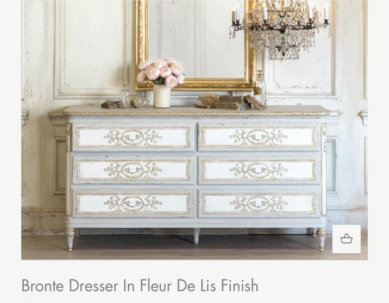 Bronte Dresser In Fleur De Lis Finish