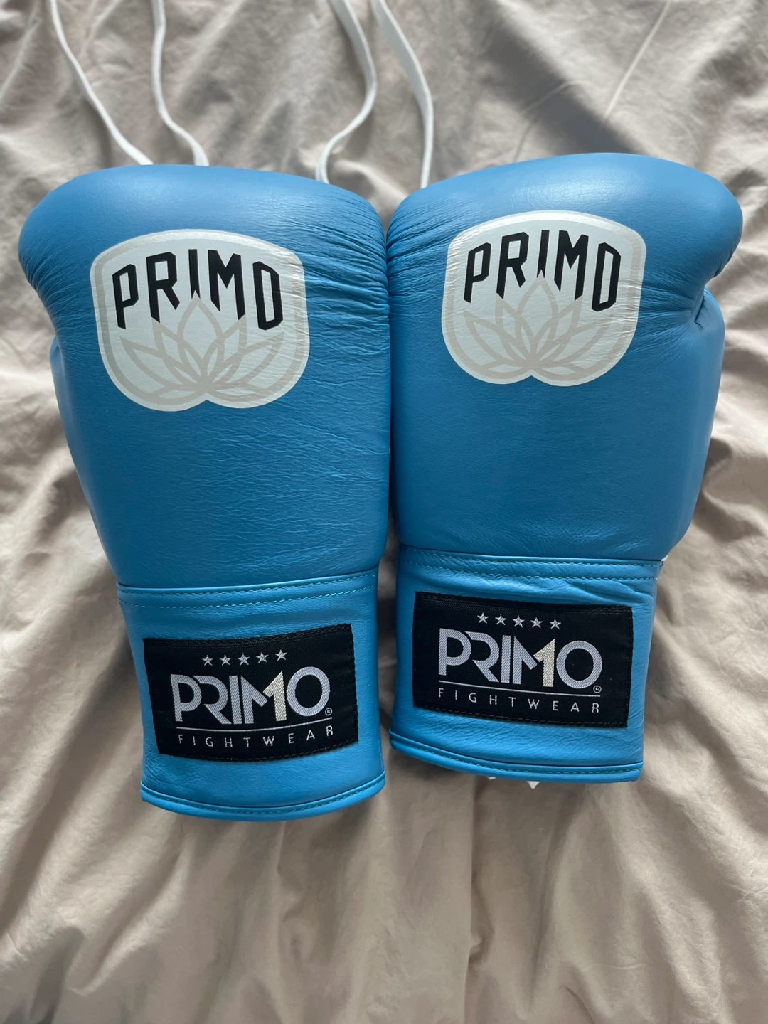 New Primo Fightwear Blue Thai Boxing Gloves