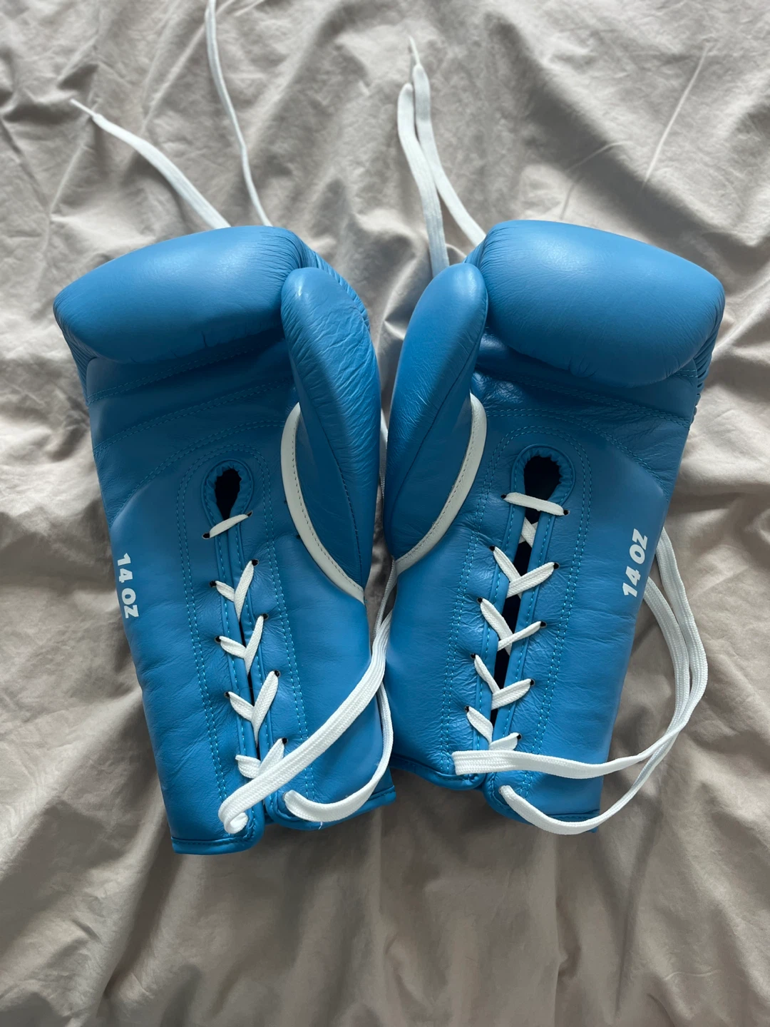 New Primo Fightwear Blue Thai Boxing Gloves - photo 2