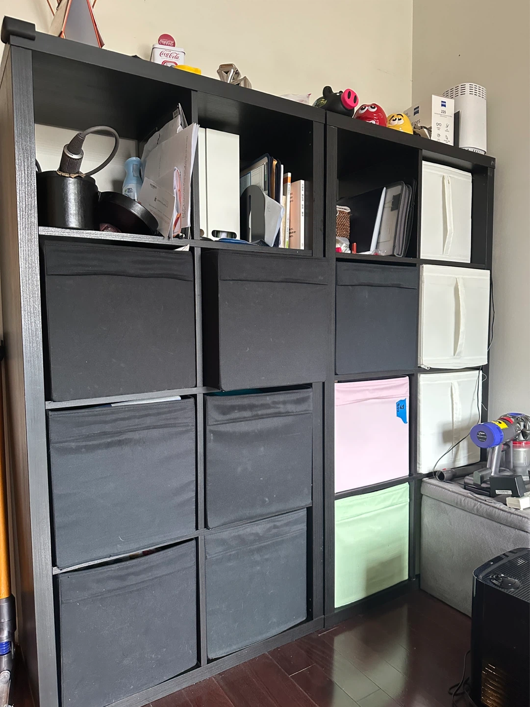 IKEA KALLAX 2 Shelf Unit with Storage Cubes $45 each