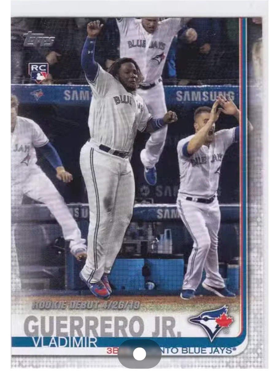 Topps Vladimir Guerrero Jr. Rookie Debut Baseball Card