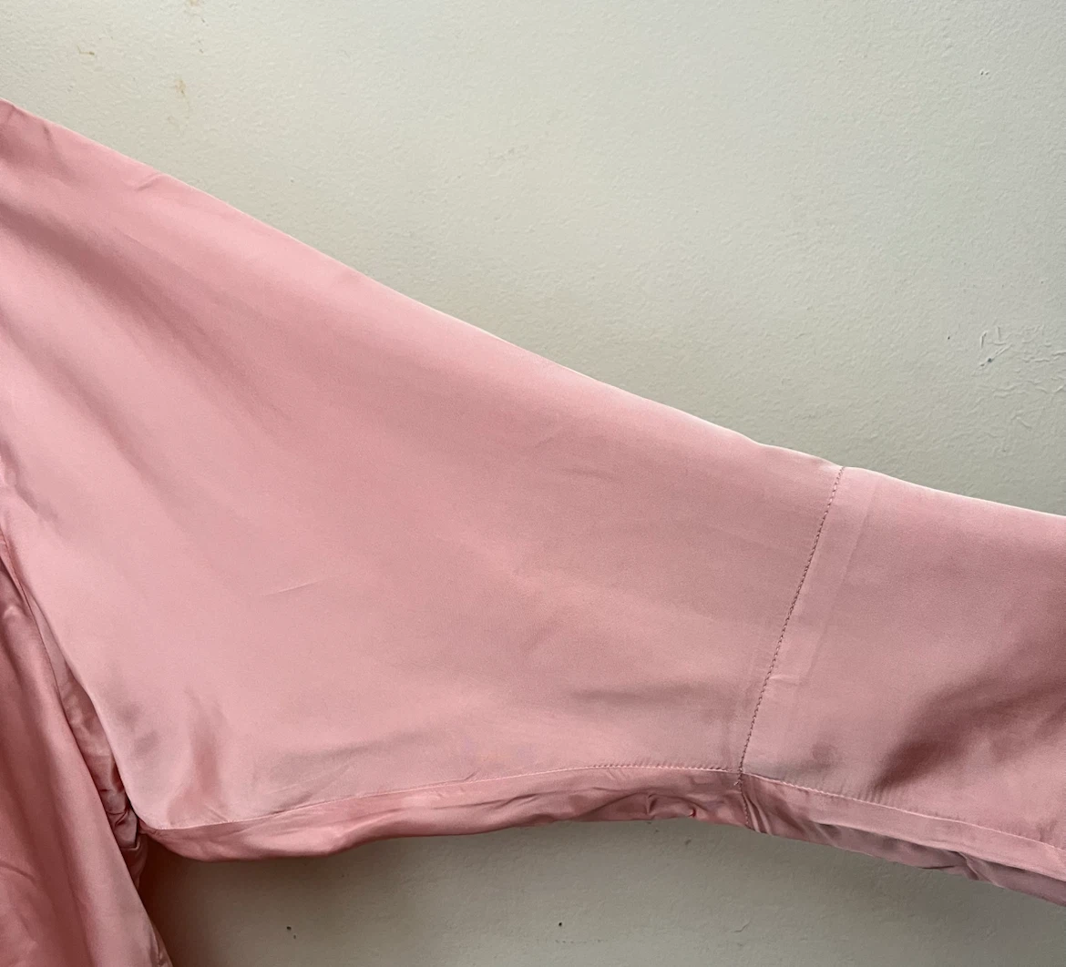 Sleeper Pink Satin Pajama Shirt - photo 3