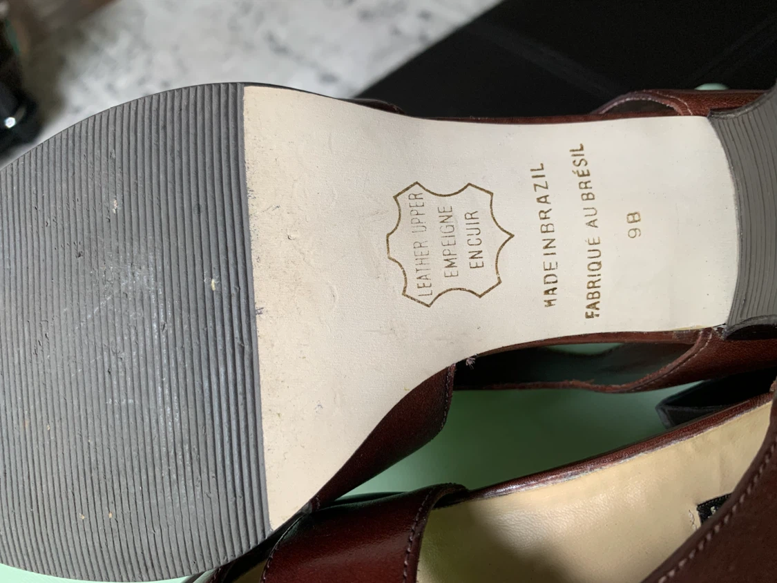 Vionic Comfort Brown Leather Lace-Up Heels - photo 3