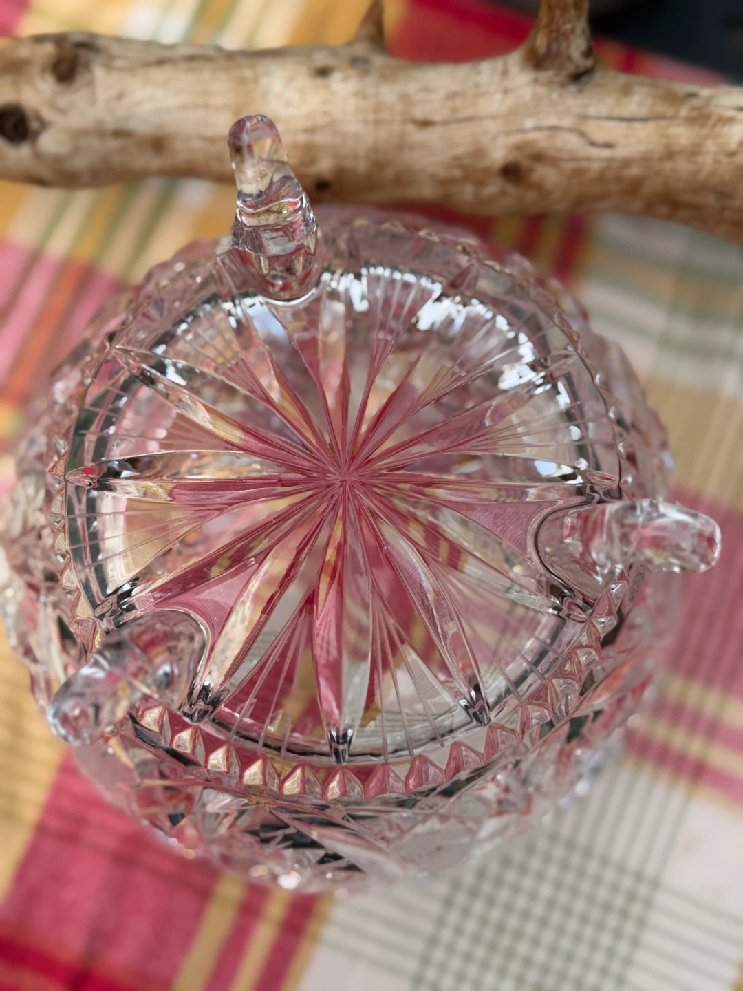 Vintage Cut Crystal Footed Bowl - photo 5