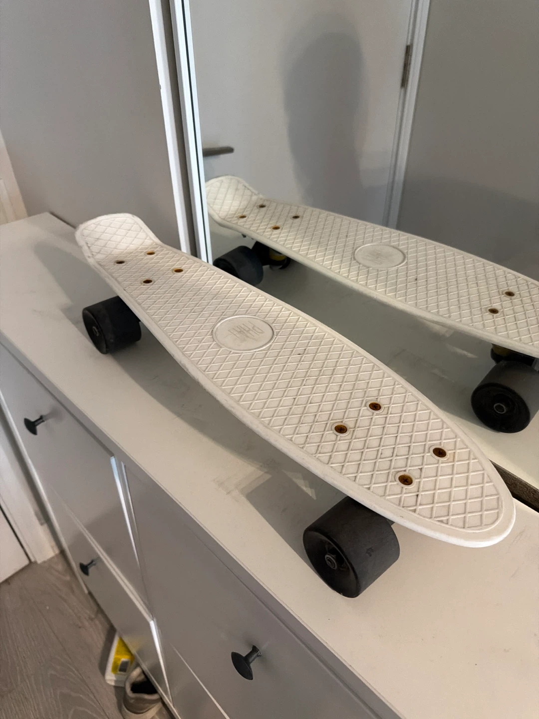 White "PHAT" Skateboard