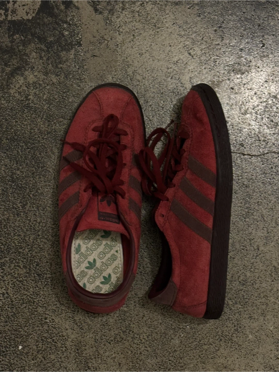 Adidas Tobacco Grün - Burgundy