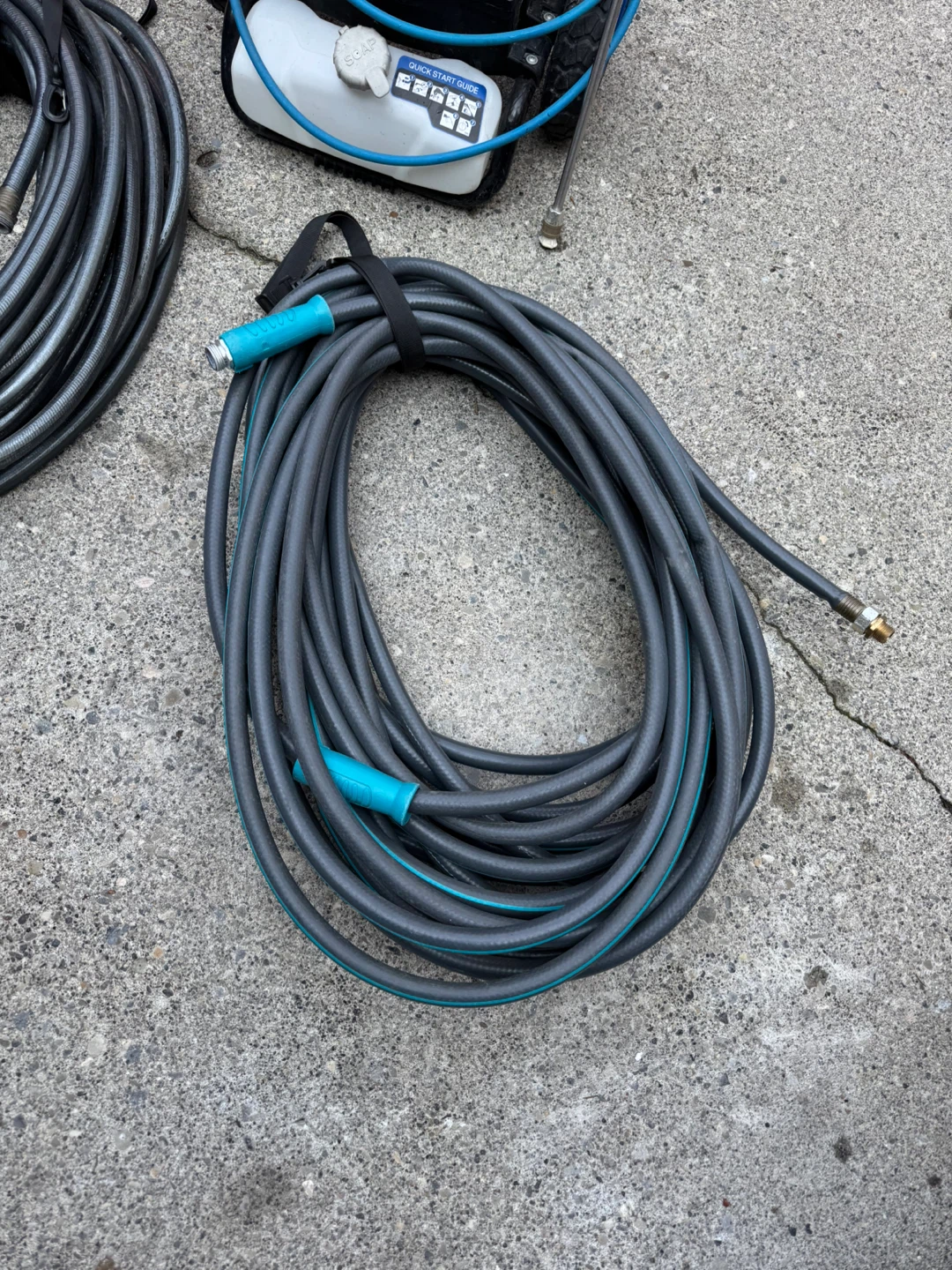 1800 PSI Electric Pressure Washer + 2 × 50 FT Hoses - photo 2