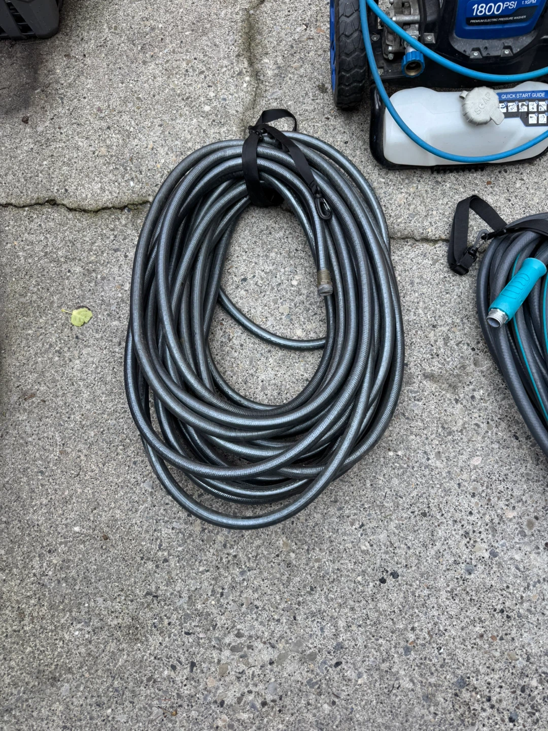 1800 PSI Electric Pressure Washer + 2 × 50 FT Hoses - photo 3