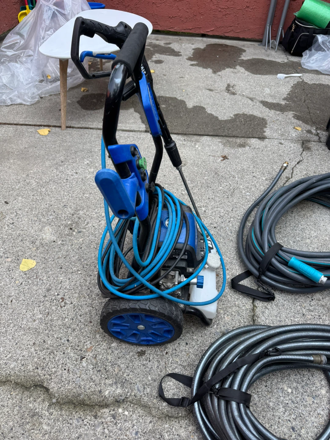 1800 PSI Electric Pressure Washer + 2 × 50 FT Hoses - photo 5
