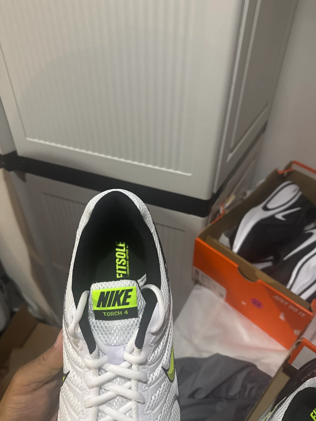 Nike Torch 4 White Volt Running Shoes - photo 5