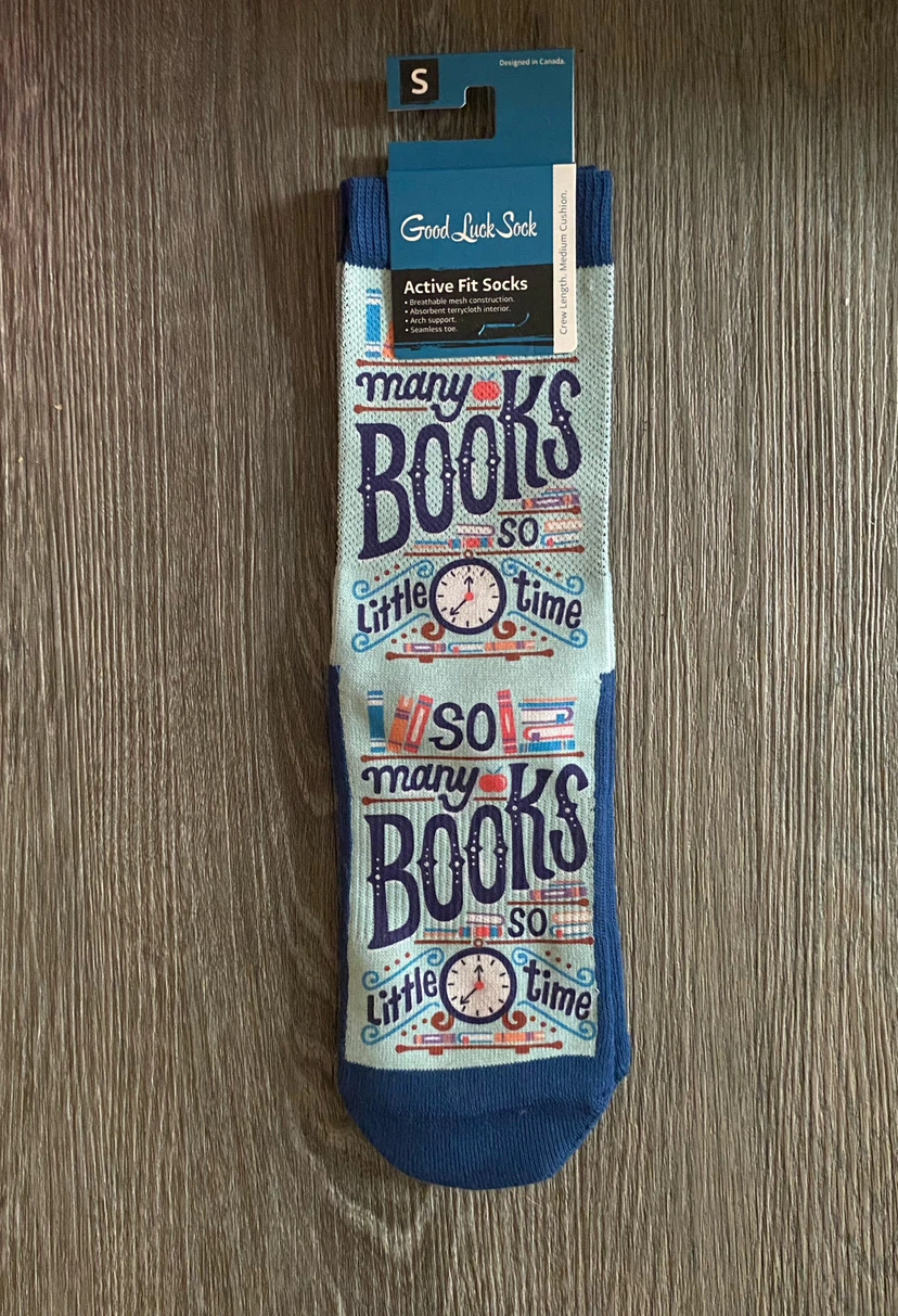 Book themed socks 📚
