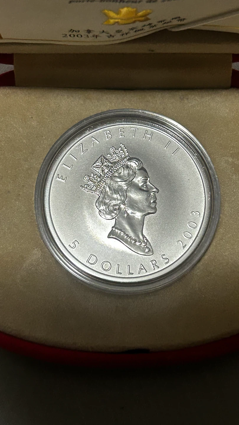 2003 Canada Fine Silver Maple Leaf Coin - photo 3