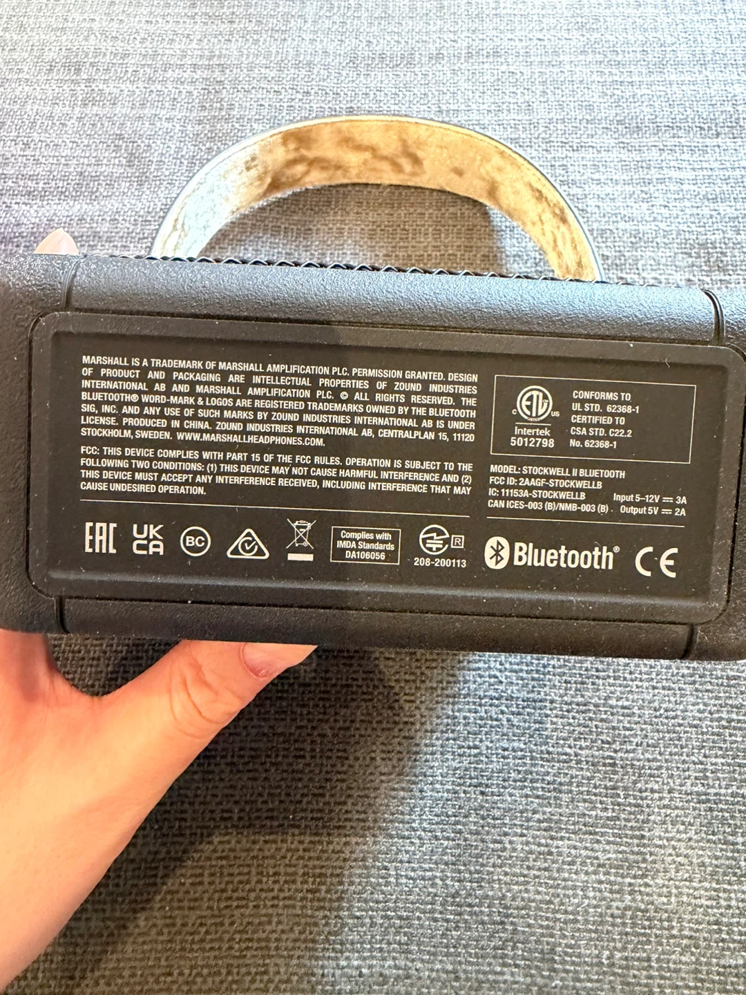Marshall Stockwell II Bluetooth Speaker - photo 5