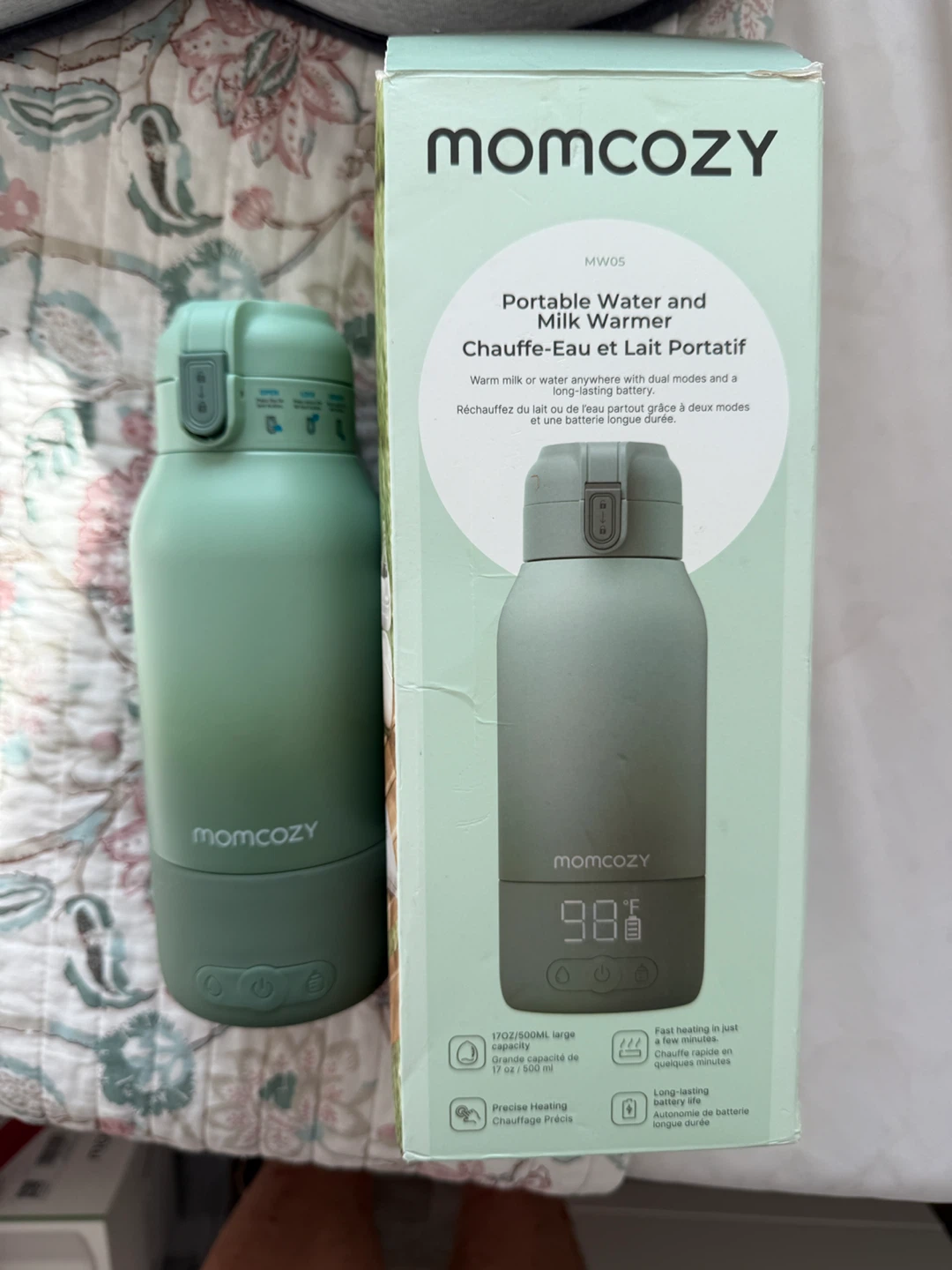 Momcozy Portable Water and Milk Warmer MW05