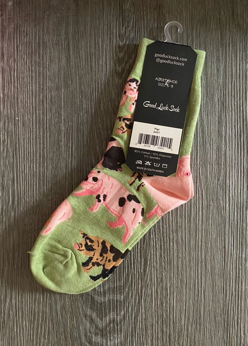 Pig print socks 🐷 - photo 2