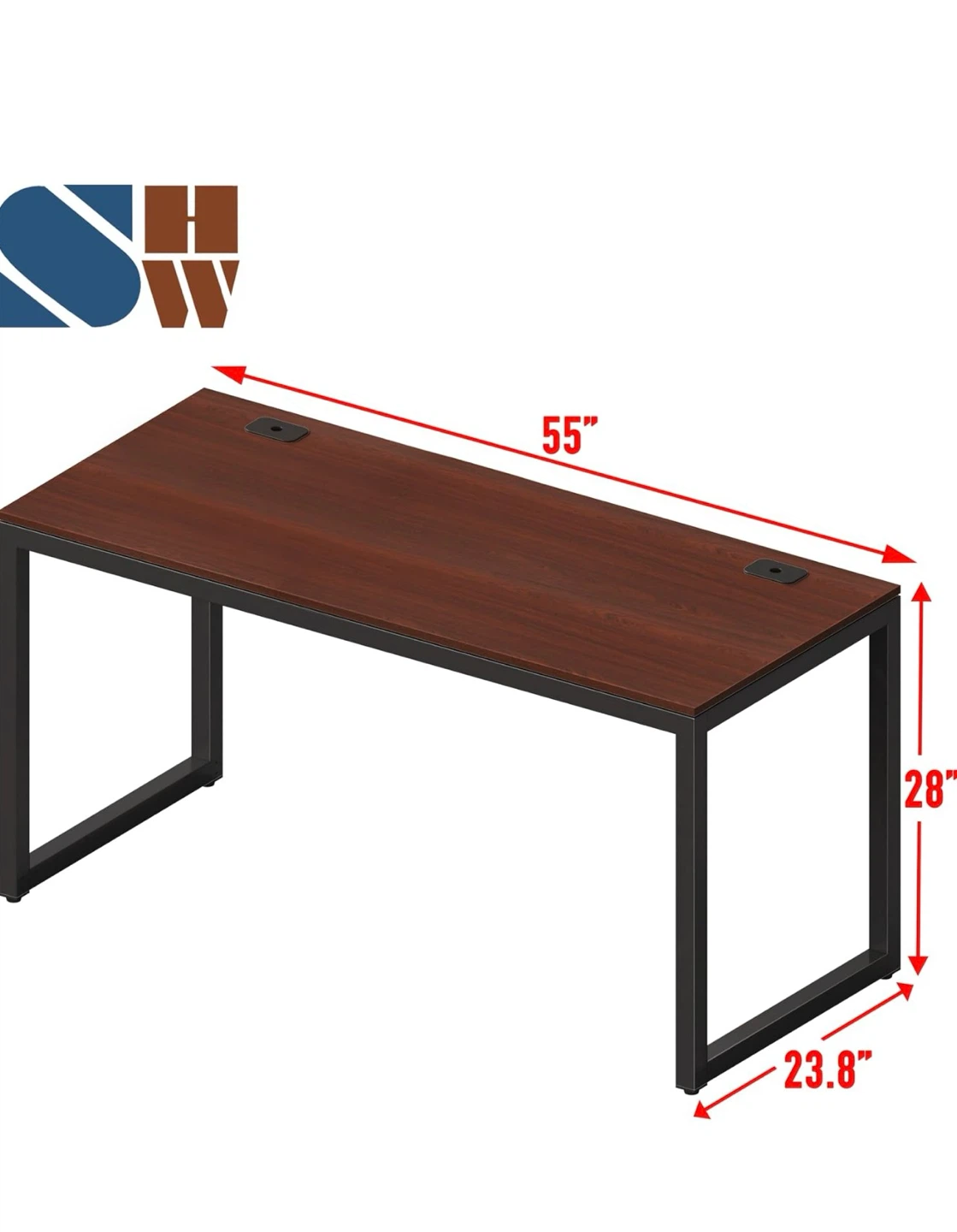 Water-Resistant Desk with Grommets - photo 2