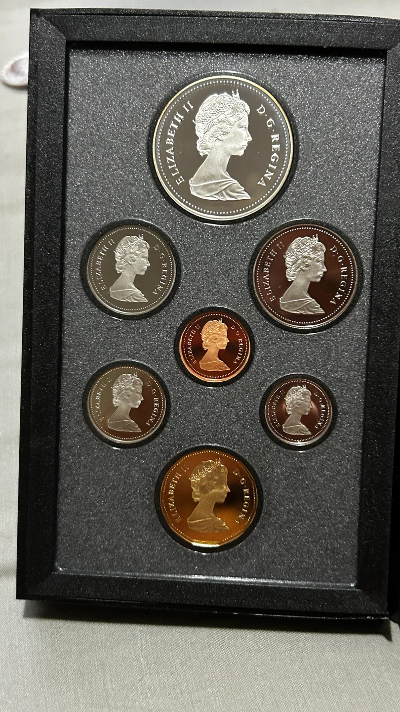Canada 1989 Proof Coin Set silver - photo 2