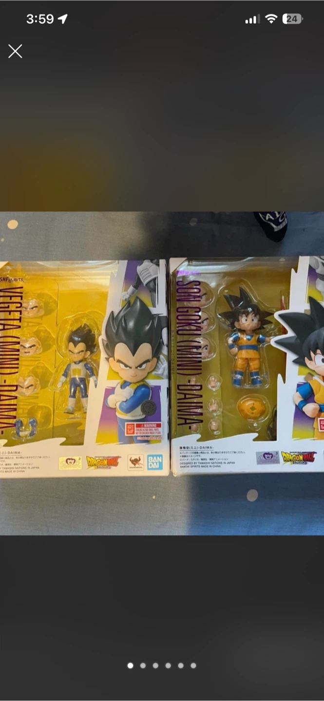 SHF daima goku and vegeta
