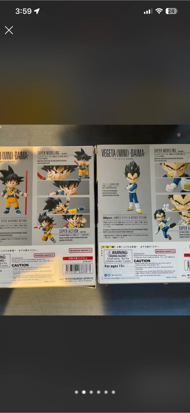SHF daima goku and vegeta - photo 2