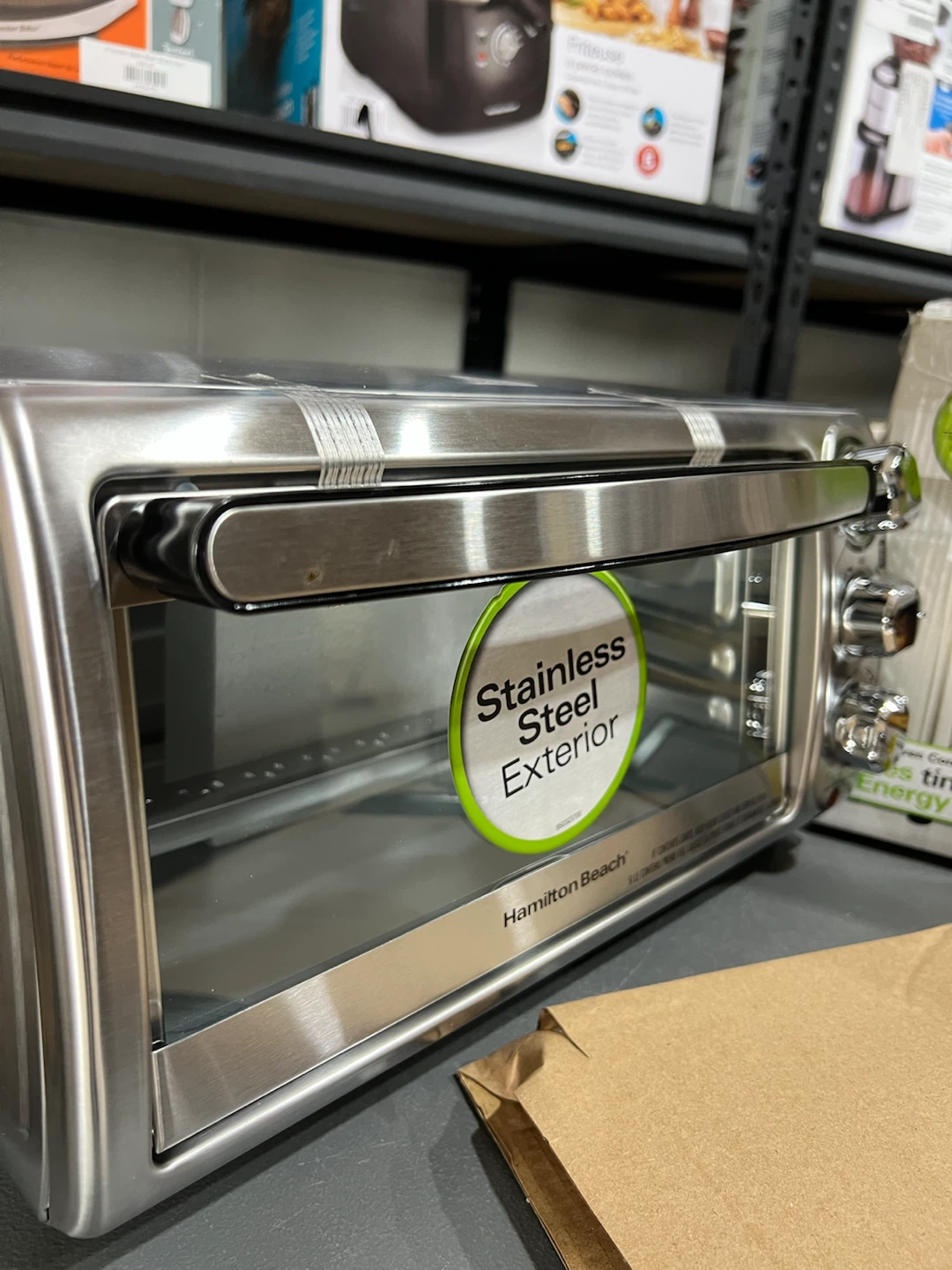 Hamilton Beach 4-Slice Toaster Oven, Stainless Steel - photo 2
