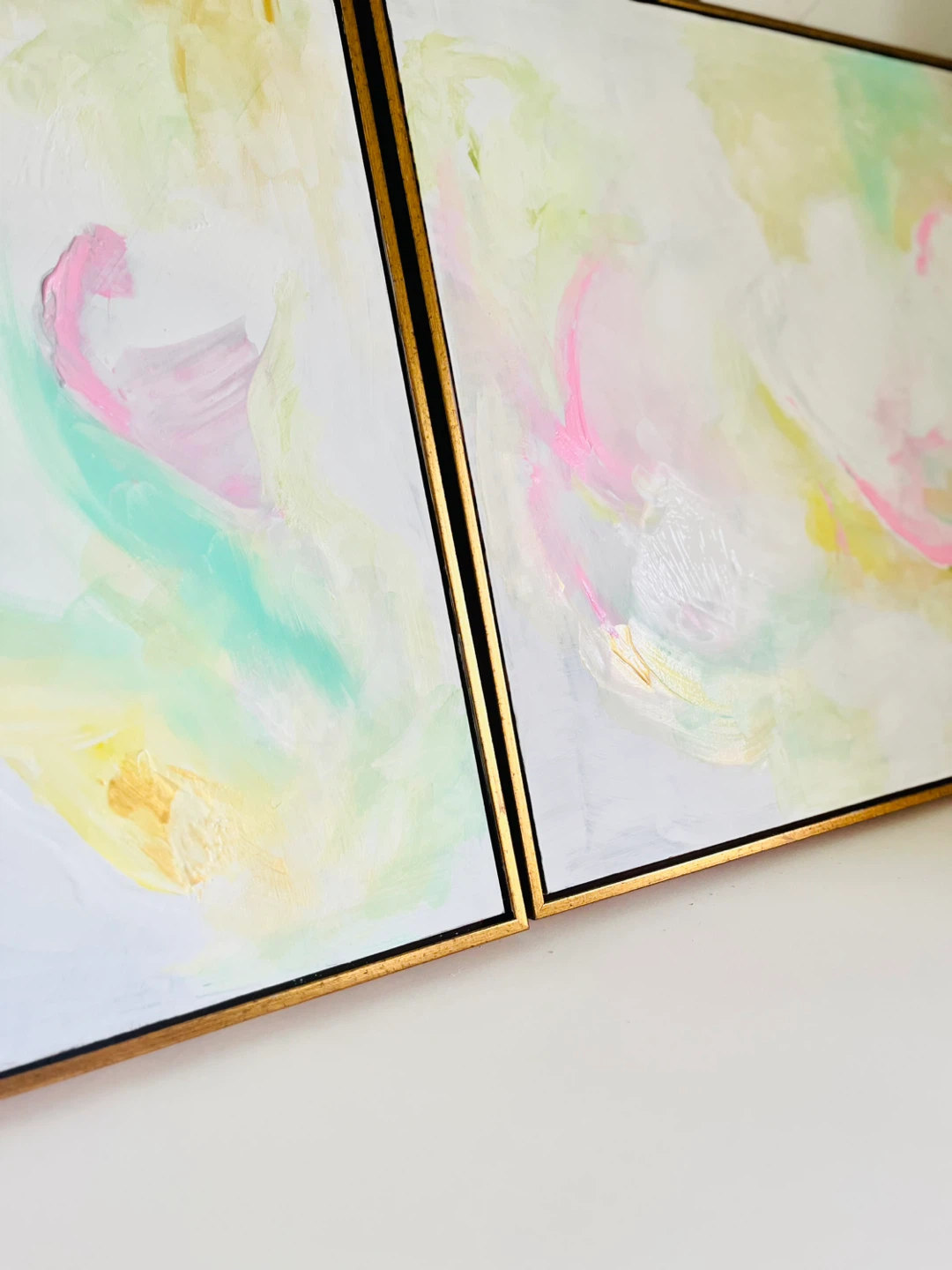 Original Abstract Art Canvas Set of 2 - photo 2