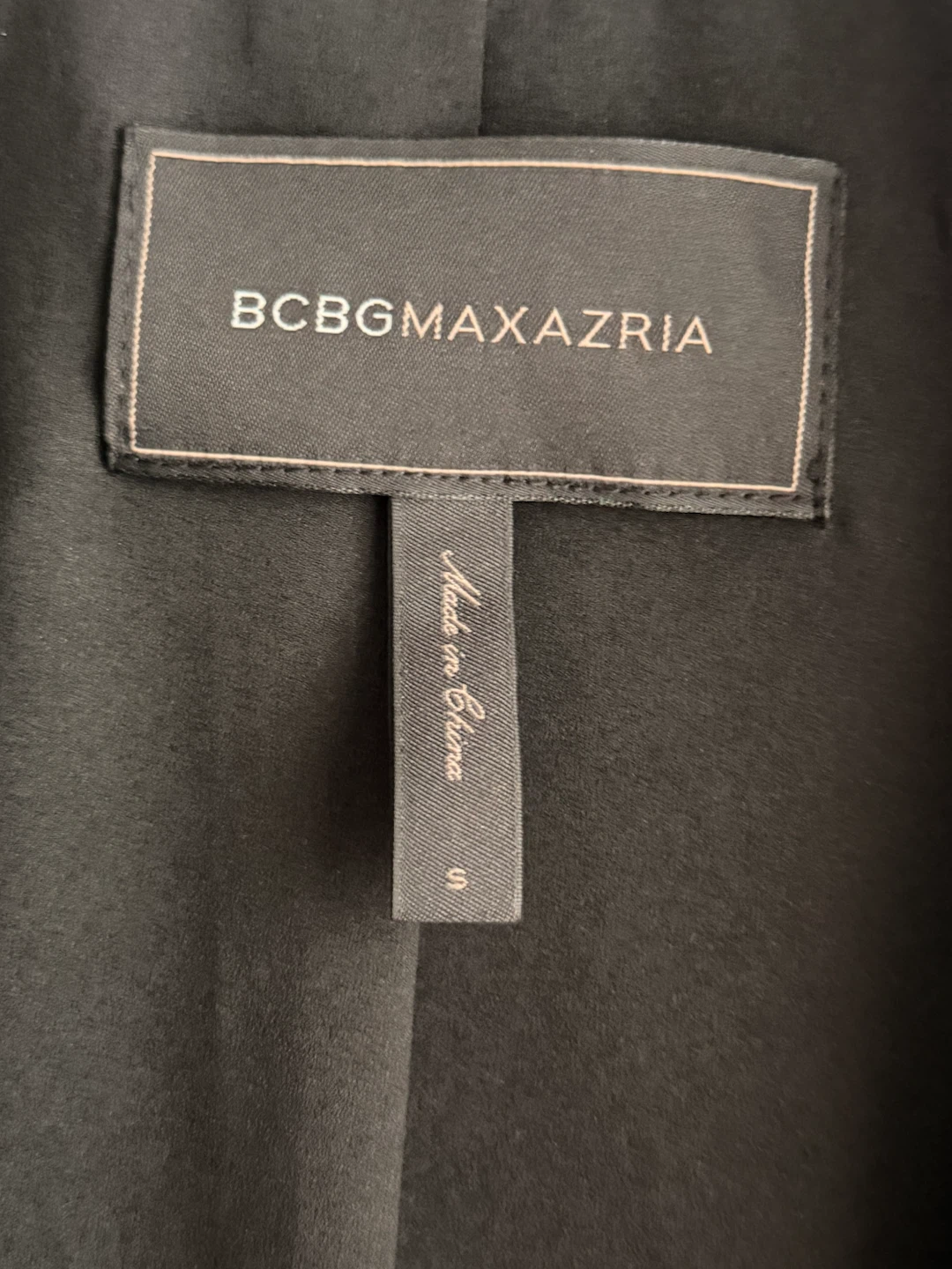 BCBGMAXAZRIA Black Blazer Size S - photo 3